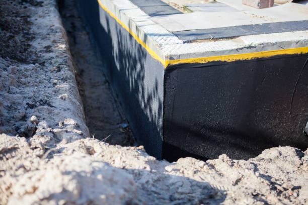 Residential Waterproofing installation at a Troy, NC home by SJ Waterproofing Pros